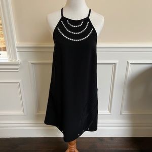 Trina Turk black mini dress